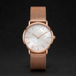 Daniel Wellington Rose Gold Pearl Watch